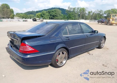 2002 Mercedes-Benz S 500 from USA, damaged, VIN WDBNG75J82A265594